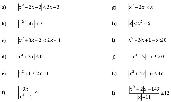Kvadratické rovnice a nerovnice - Príklad 5 - Zadanie